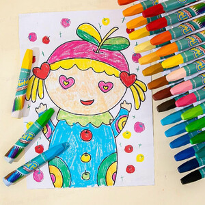 خرید مداد شمعی روغنی اویل Oil Pastel کد 01824 24 رنگ