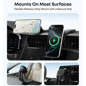 شارژر فندکی بی‌سیم 15 وات انکر مدل B2216 به همراه کابل تبدیل USB-C