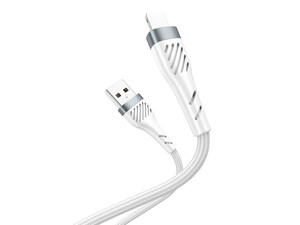 بهترین کابل شارژ سریع یو اس بی به لایتنینگ 2.4 آمپر یک متری ارلدام Earldom Lightning Cable EC-178