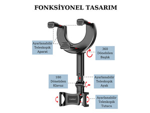 فروش هولدر آینه ای ارلدام Earldom ET-EH184 mobile phone holder base