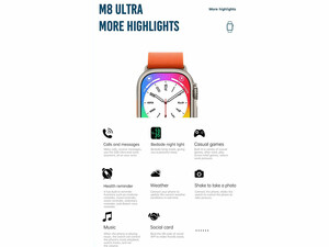 خرید ساعت مچی دیجیتال ام 8 اولترا ایکس او XO M8Ultra Smartwatch