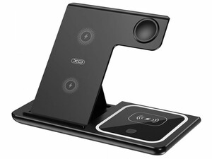 شارژر بی‌سیم سه منظوره 15 وات ایکس‌او XO 15W Wireless Charger (Watch + Phone + Earphone) WX023