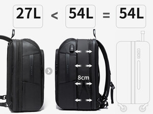 کوله ضد آب یو اس بی دار بنج BANGE BG-22005 Large Capacity Business Waterproof Backpack