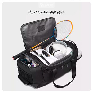 کیف ورزشی با ظرفیت ۳۰ لیتر با قابلیت جدا سازی وسایل بنج Bange Max Travel Bag 2378