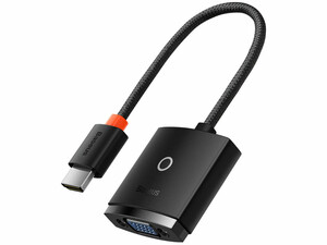 مبدل اچ دی ام آی به وی جی آی بیسوس Baseus WKQX010001 Lite Series Adapter HDMI To VGA