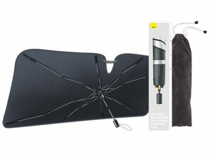 سایه بان شیشه جلو خودرو بیسوس Baseus CoolRide CRKX000001 Windshield Sun Shade Umbrella Lite