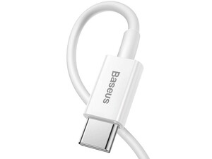 خرید کابل فست شارژ پاوربانکی لایتنینگ به تایپ‌سی 25 سانتی‌متری بیسوس Baseus Superior Cable USB Type C - Lightning Power Delivery 20W CATLYS-02