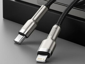 کابل لایتنینگ به تایپ سی بیسوس Baseus Cafule Metal Type-C to Lightning PD Cable 20W 1m