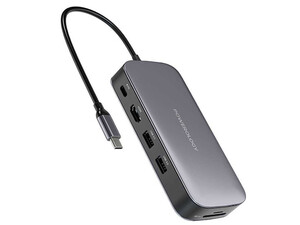 خرید هاب تایپ سی و حاظه اس اس دی 256 گیگابایت Powerology 256GB USB-C Hub & SSD Drive All-in-one PWSDHB