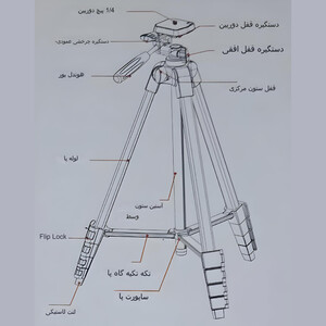 سه پایه دوربین عکاسی پورودو