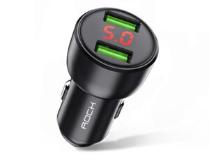 فست شارژر فندکی  راک Lighter fast charger ROCK-H9