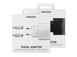 شارژر سریع و کابل تایپ سی سامسونگ Samsung Super Fast Charger EP-TA845