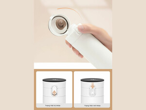 لیوان چای به همراه نمایشگر دما شیائومی Xiaomi Tea Mug temperature display QUANGE BW200 SJ080201 400ml