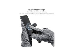 کیفیت دستکش زمستانی شیائومی مخصوص گوشی های هوشمند  Xiaomi Youpin A329 Supai Airgel Cold Resistant Touch Screen Gloves