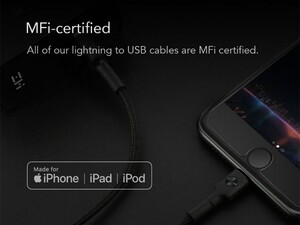 کابل شارژ یواس‌بی به لایتنینگ شیائومی Xiaomi ZMI AL805 Magnet USB Lightning Apple Cable 1M