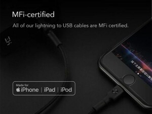 کابل شارژ یواس‌بی به لایتنینگ شیائومی Xiaomi ZMI AL853 Magnet USB Lightning Apple Cable 1.5M