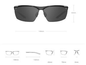 عینک آفتابی پلاریزه ضد اشعه ماوراء بنفش شیائومی Xiaomi Mijia MSG07GL anti-UV polarized sunglasses