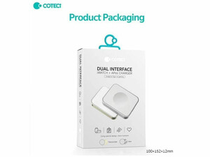 قیمت شارژر بی سیم اپل واچ و ایرپاد پرو 2 کوتسی Coteeci Dual Interface Apple Watch and Airpods Wireless Charger 26005