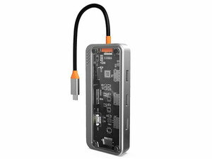 هاب مک بوک 10 پورت تایپ سی کوتسی Coteci 10 in1 Multifunctional Docking Station 16013