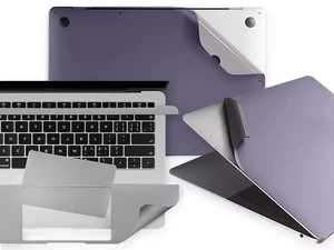 خرید ارزانترین کاور محافظ بدنه مک بوک پرو 16 کوتتسیCoteetci MacBook fuselage film set  2021 New MacBook Pro 16 (A2485) 15002-GY