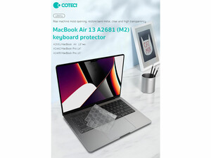 خرید کاور صفحه کلید مک بوک ایر 13 اینچ 2020 کوتتسی Coteetci Keyboard skin Macbook Macbook Air 13‘’ MB1070