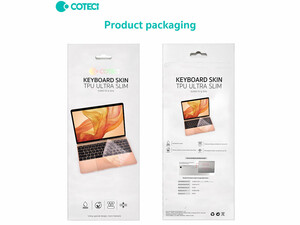 Coteetci Keyboard skin TPU ultra slim MB1070 " New Macbook Air 13‘’ (A2179)2020  A2337<M1