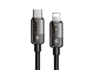 سیم شارژر تایپ سی به لایتنینگ 36 وات 1.2 متری مک دودو Mcdodo Auto Power Off Type-C to Lightning Data Cable CA-316
