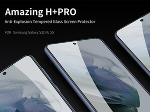 خرید گلس  شیشه‌ای نیلکین سامسونگ Nillkin Samsung Galaxy S21 FE 5G H+Pro Anti-Explosion Glass Screen Protector