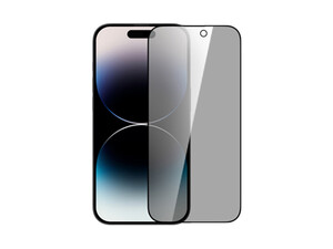 محافظ صفحه نمایش شیشه ای حریم شخصی نیلکین آیفون 14 پرو Nillkin Apple iPhone 14 Pro Guardian full coverage privacy tempered glass