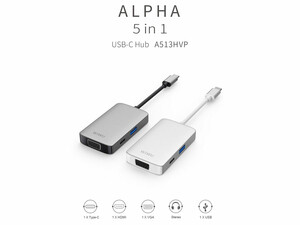 خرید بهترین های تایپ سی به VGA ویوو WiWU Alpha 513HVP 5 in 1 USB C