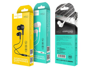 قیمت هندزفری سیمی با جک .5 میلیمتری هوکو Hoco Wired earphones M50 Daintiness with mic