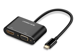 کیفیت تبدیل Type C به HDMI و VGA یوگرین