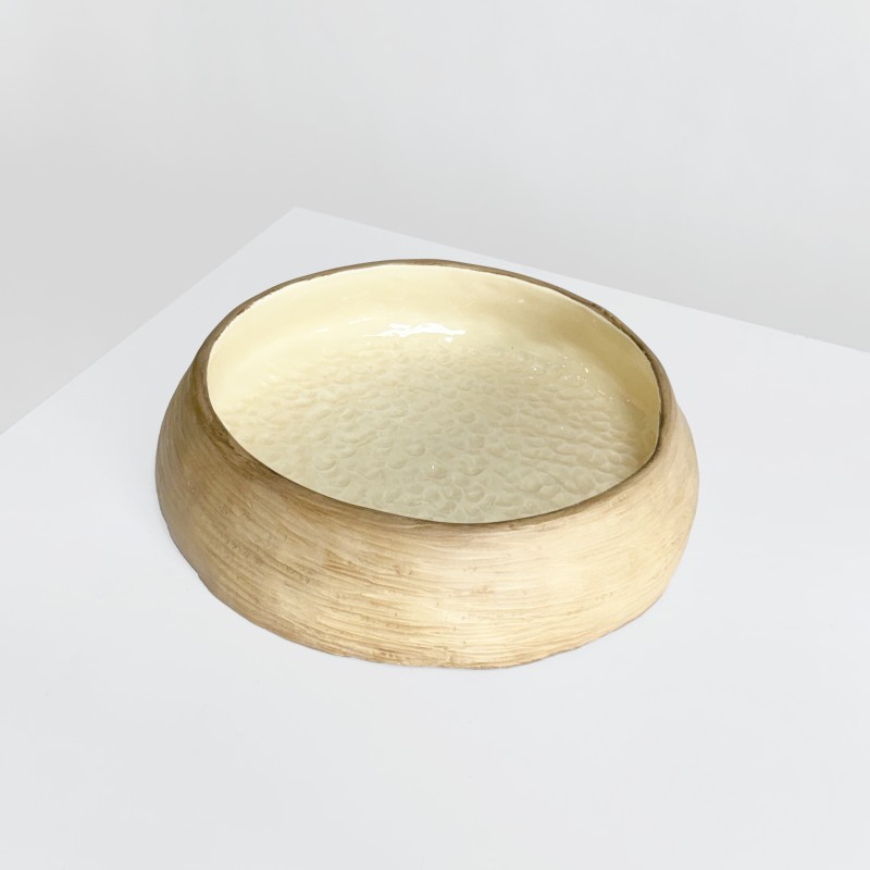کاسه طرح چوب بزرگ سرامد