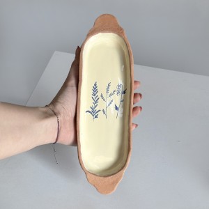 ظرف بیضی دسته دار آزا