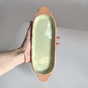 ظرف بیضی دسته دار آزا