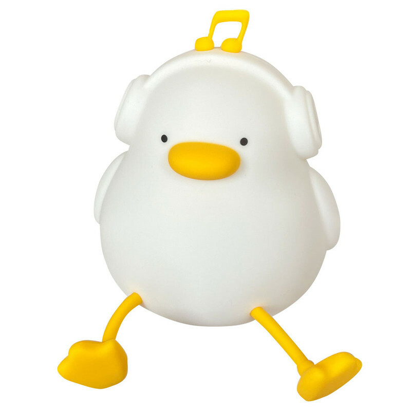 چراغ خواب کودک مدل سیلیکونی اردک موزیک
