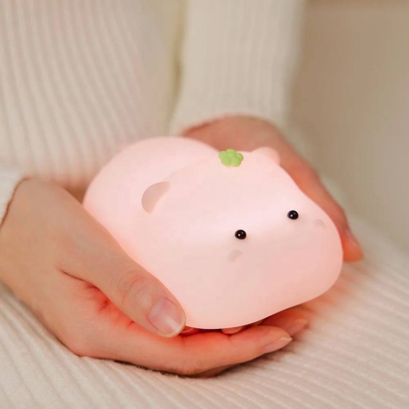 چراغ خواب اتاق کودک طرح سیلیکونی مدل اسب آبی