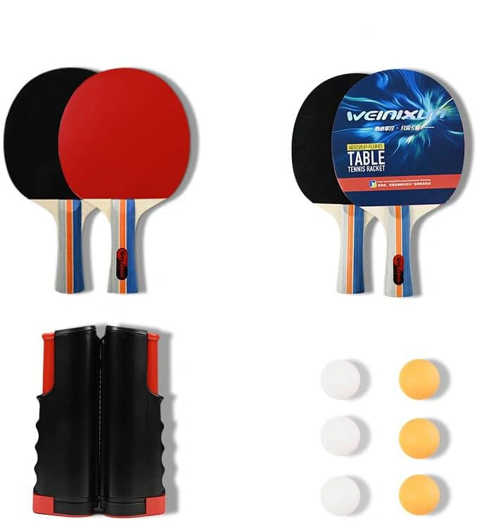 ست راکت و توپ تنیس وینیکسون | Weinixun Table Tennis Set