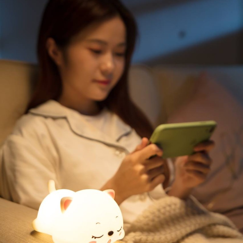 چراغ خواب اتاق کودک مدل گربه