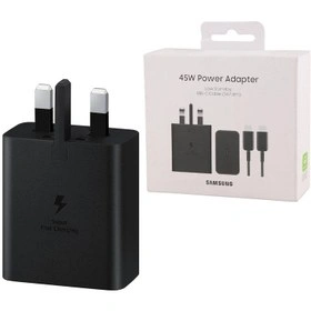 شارژر سامسونگ اصل 3PIN 45W T4511 همراه با کابل 1/8 متری