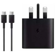 شارژر سامسونگ اصل 3PIN 45W T4511 همراه با کابل 1/8 متری