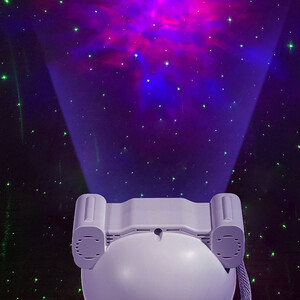 رقص نور لیزری مدل کهکشانی طرح فضانورد مدل اسپیکر دار