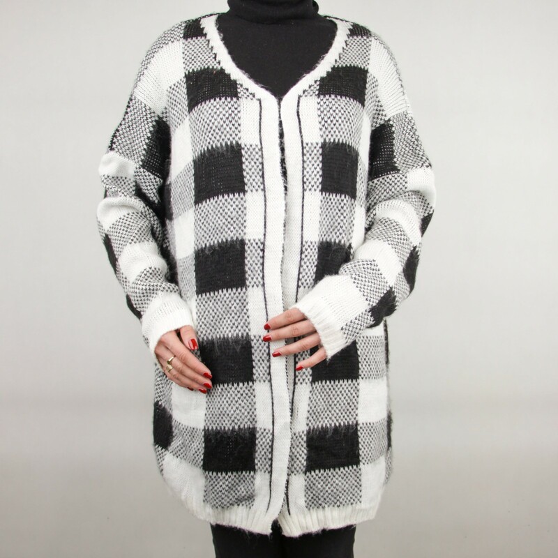 بافت زنانه شطرنجی