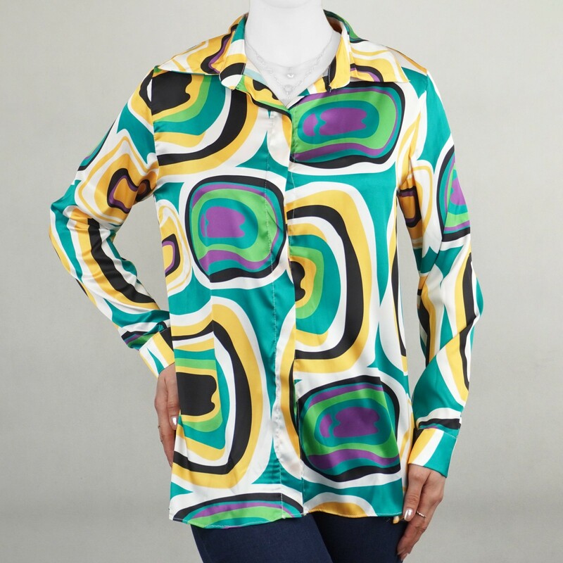 شومیز زنانه آبرنگی QSA