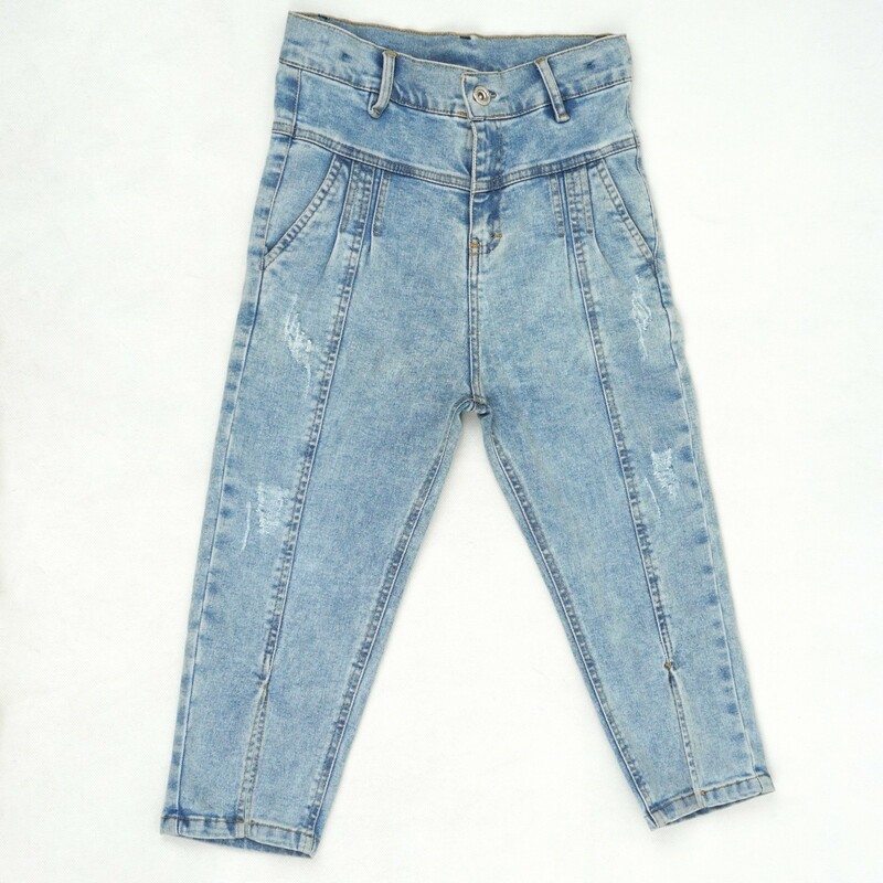 شلوار جین بچه گانه کمر پهن