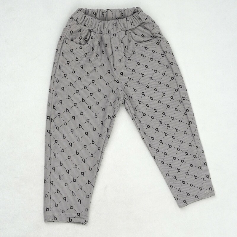 شلوار بچه گانه نقلی کبریتی طرح b مارک