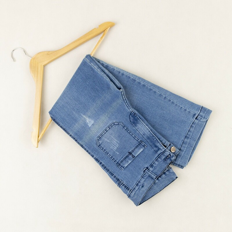 شلوار بگ دخترانه جیب دار