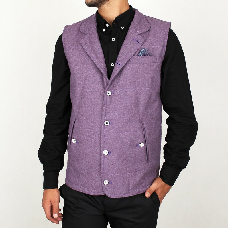 ژیله مردانه آیده آل پارچه لینن