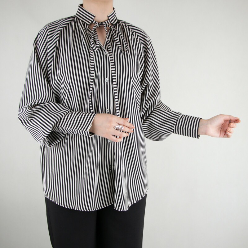 شومیز زنانه مجلسی راه راه