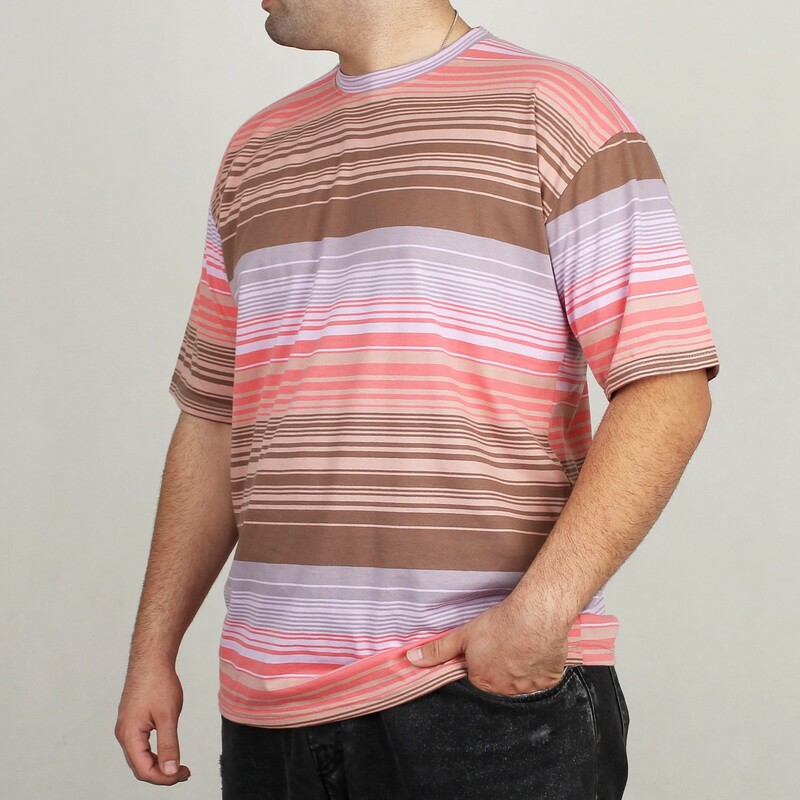 تیشرت مردانه راه راه سام